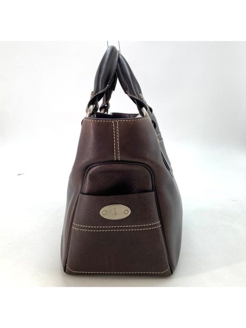 Celine Hand Tote Boogie Leather Brown Formal - Picture 3 of 16